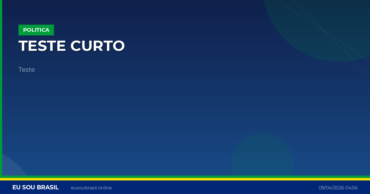 Teste curto
